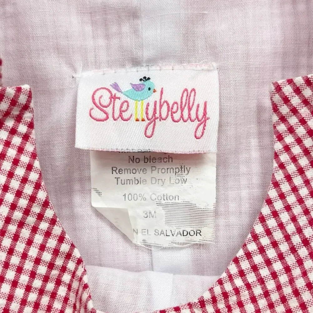 Stellybelly Gingham Baseball Jon Jon
